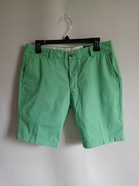 Men's Casual Chino Shorts - Mint Green 100% Cotton Sz32